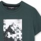 Детска тениска Karl Lagerfeld за момче с черно бял принт Детска тениска Karl Lagerfeld за момче с черно бял принт